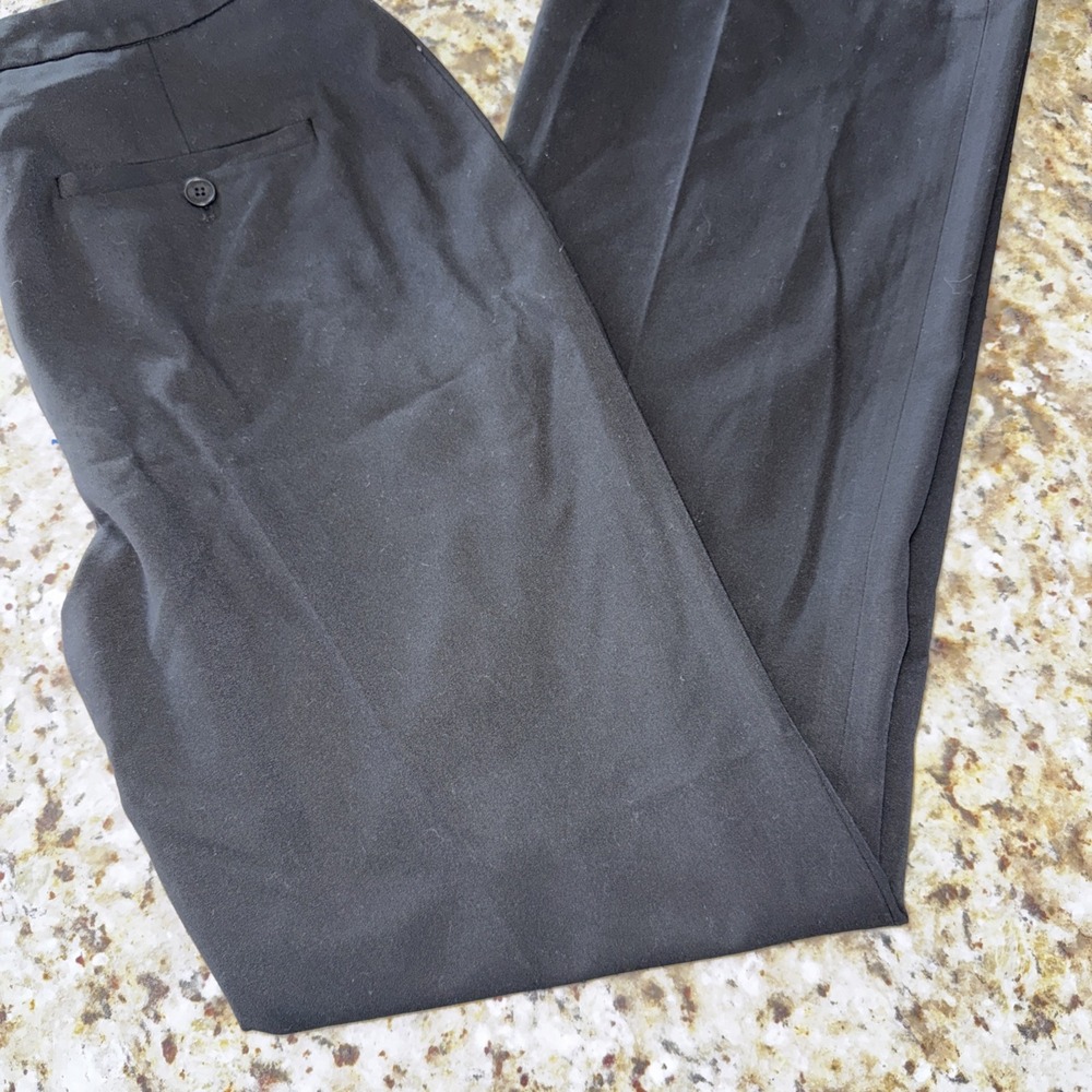 Jones New York Black Straight Leg Pants